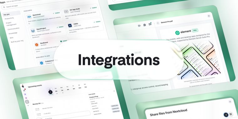 Element unveils integration strategy for seamless sovereign workplace collaboration
