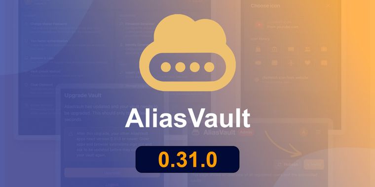 AliasVault 0.31 brings faster vault synchronization and vault sharing with family members