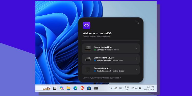 Umbrel for Windows adds remote drive access in Explorer