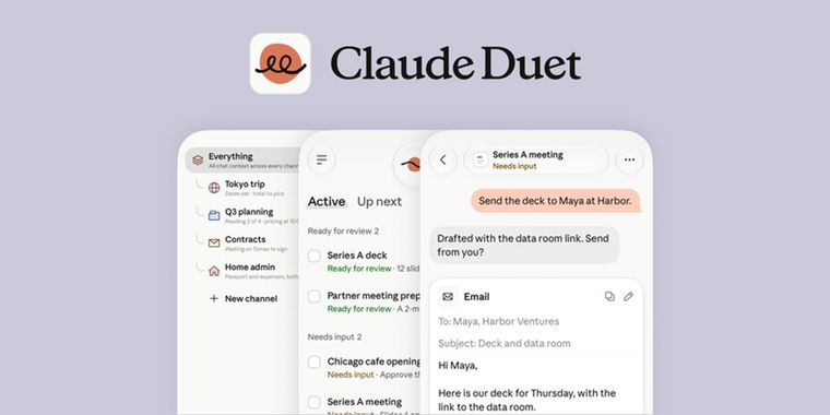 Anthropic launches Claude Duet to compete with OpenAI Dots, Meta Muse, and Grok Bot
