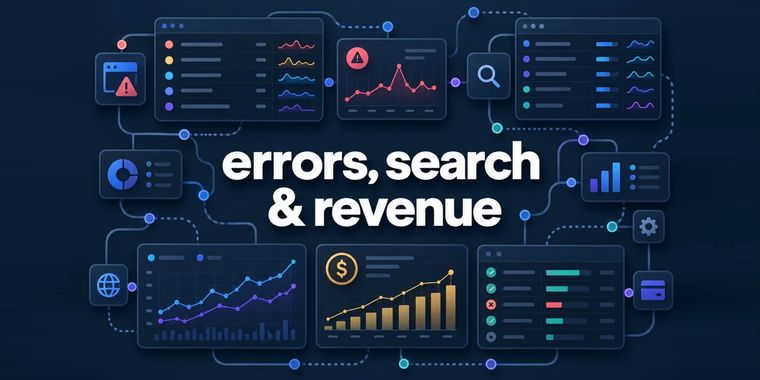 Umami Cloud adds error tracking, search and revenue data