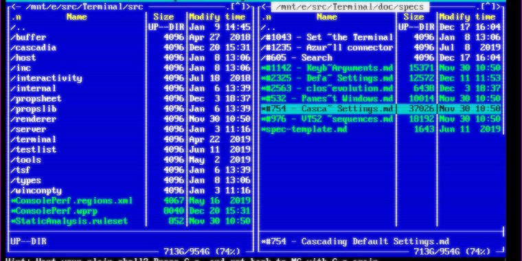 Version 0.8 of Windows Terminal releases January 14th, includes search function & CRT theme