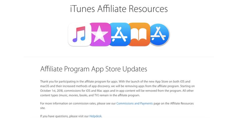 Apple discontinuing App Store affiliate program, endangering revenue for members