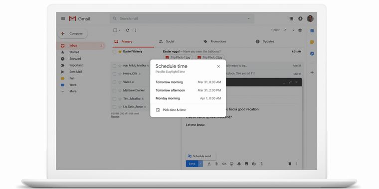 Google adds Smart Compose and email scheduling to Gmail for its 15th anniversary