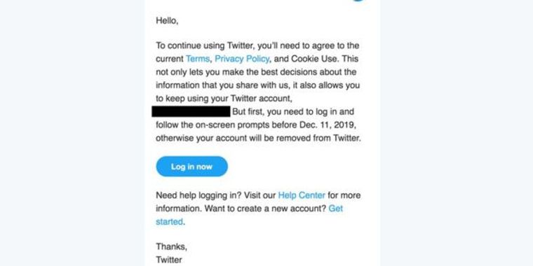 Twitter will start removing inactive handles on December 11th