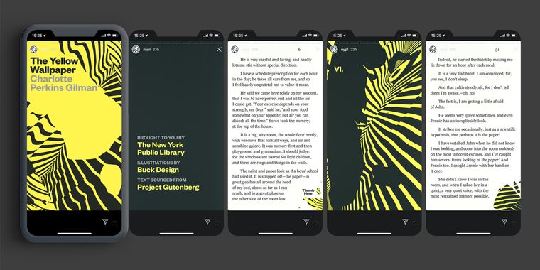 The New York Public Library helped 300,000 people read classic novels using Instagram