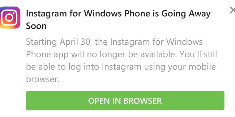 Facebook is delisting its Facebook, Messenger, and Instagram apps from Windows 10 Mobile