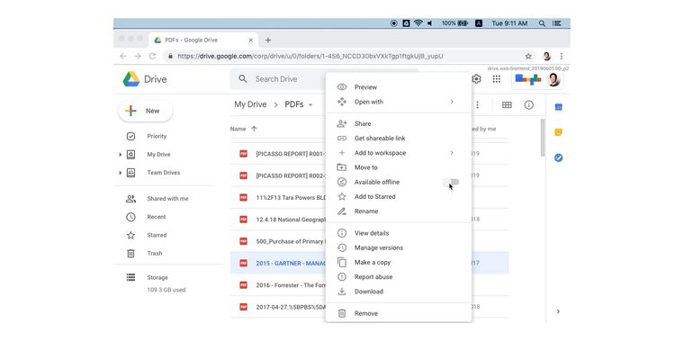 Google adds more file types to offline Google Drive beta