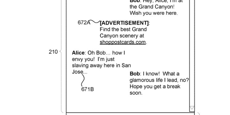Newly published patent shows Facebook putting ads in Messenger DMs