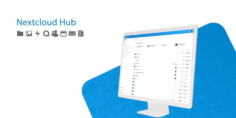 Nextclound 18 includes Nextcloud Hub, a fully integrated suite of collaboration software