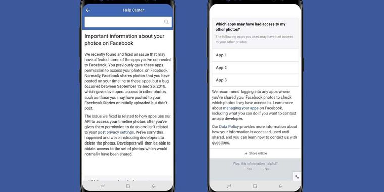 New Facebook API bug exposed private photos from almost 6.8 million users
