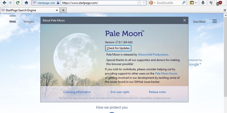 Pale Moon version 27.8 released, improves autocorrect and emoji support
