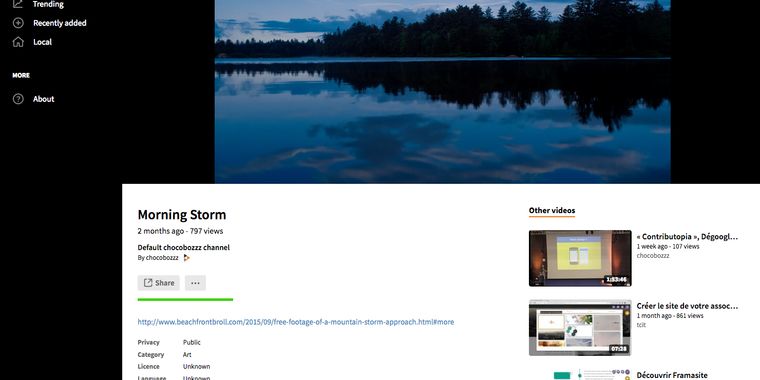 PeerTube version 1.0's first beta has released