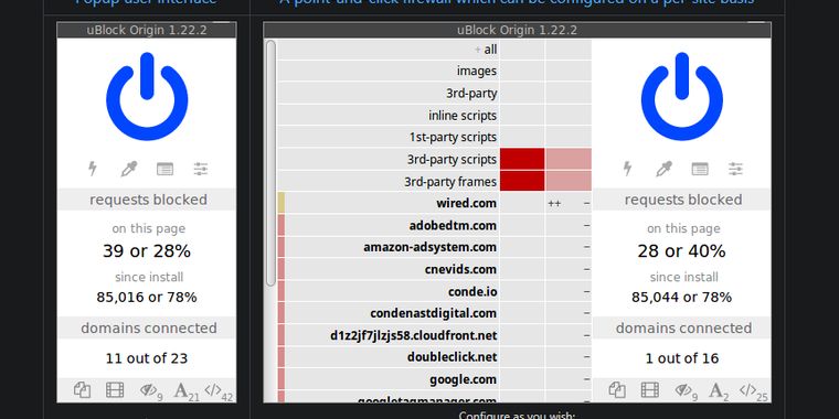 uBlock Origin will not work on Safari as of macOS Catalina, may soon not work with Chrome