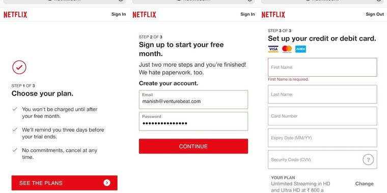 Netflix no longer supports new users signing up for billing via iTunes