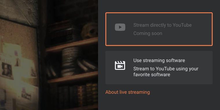 Google rolling out direct-to-YouTube game live streaming via Stadia