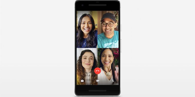 WhatsApp four-person group video calling has launched