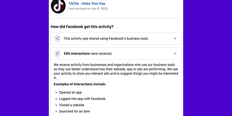 TikTok's tracking, even for visitors without an account, is comprehensive