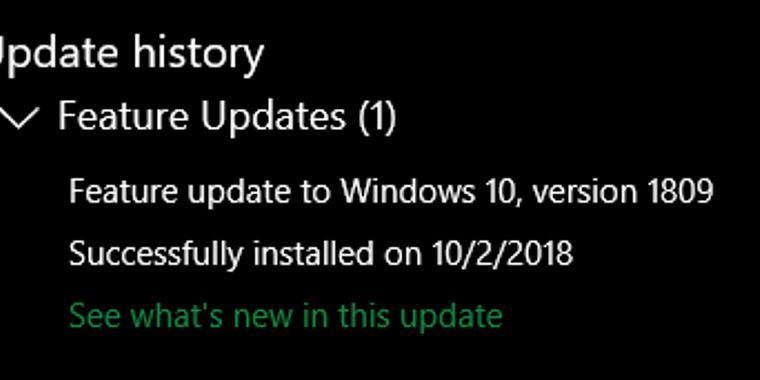 Windows 10 October 2018 Update now available again