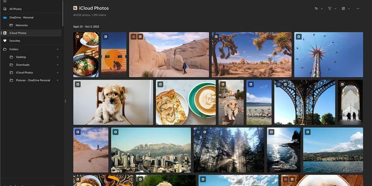 Windows 11 now supports iCloud Photo Library viewing in the default Photos app