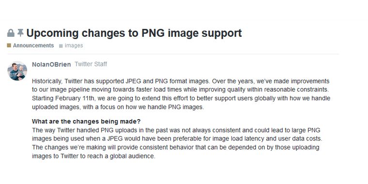 Twitter is removing support for transparent images