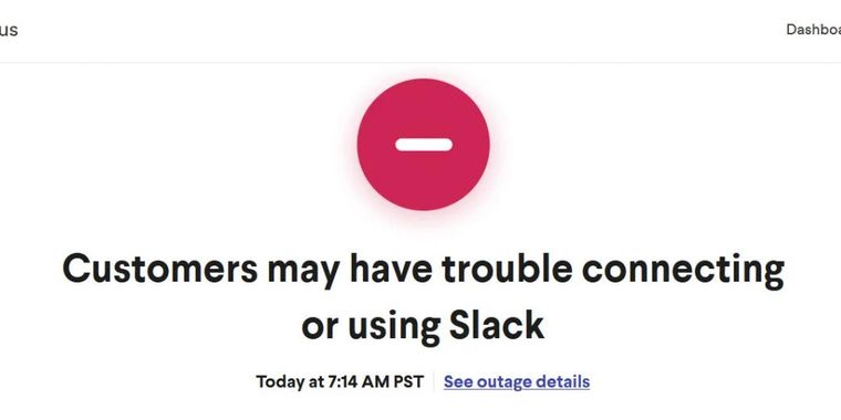 Slack was down globally for 5 hours