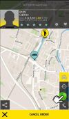 Follow your ordered taxi directly on the screen of your mobile phone in real time. 