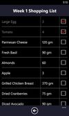 Shopping List