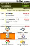 Transaction list