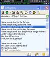 Karaoke-like automatic line highlighting