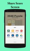 2048 puzzle game screenshot 2