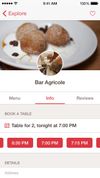 OpenTable screenshot 1
