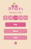 2Fruits — new way of 2048 puzzle! screenshot 1