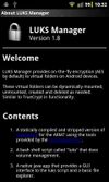 Luks manager screenshot 1