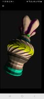 Textured wavefront object viewed inside "3D Viewer and Creator" app