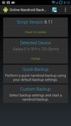 Online Nandroid Backup screenshot 1