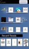 Shelf view of Gyan epub reader