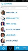 Interact with your Facebook friends and people nearby