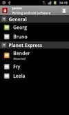yaxim screenshot 1