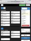 Opened menu group with order summary, modifiers and other options