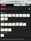 Tables overview showing current status, groups, special tables etc. in Clock POS. 