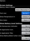 BatteryWatch Settings