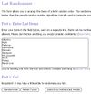 List Randomizer