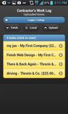 Contractor's Work Log screenshot 1
