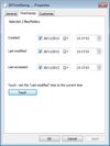 Property display when multiple files are selected.