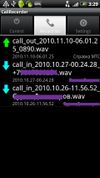 Record List - Caller ID saved in the filenames
