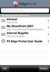 F5 Networks BIG-IP Edge Portal screenshot 1