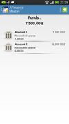Accounts list
