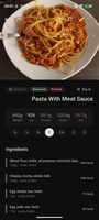 Ingredient level macro breakdown for one dish, detected via on device AI.