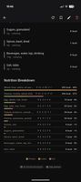 Per ingredient macro breakdown, for each ingredient in the recipe. (can be manually edited, changes can be reused next time)